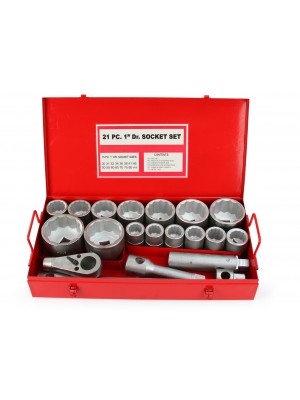 Набор торцевых головок 21 предмет 1'' 30-80mm (M58208)